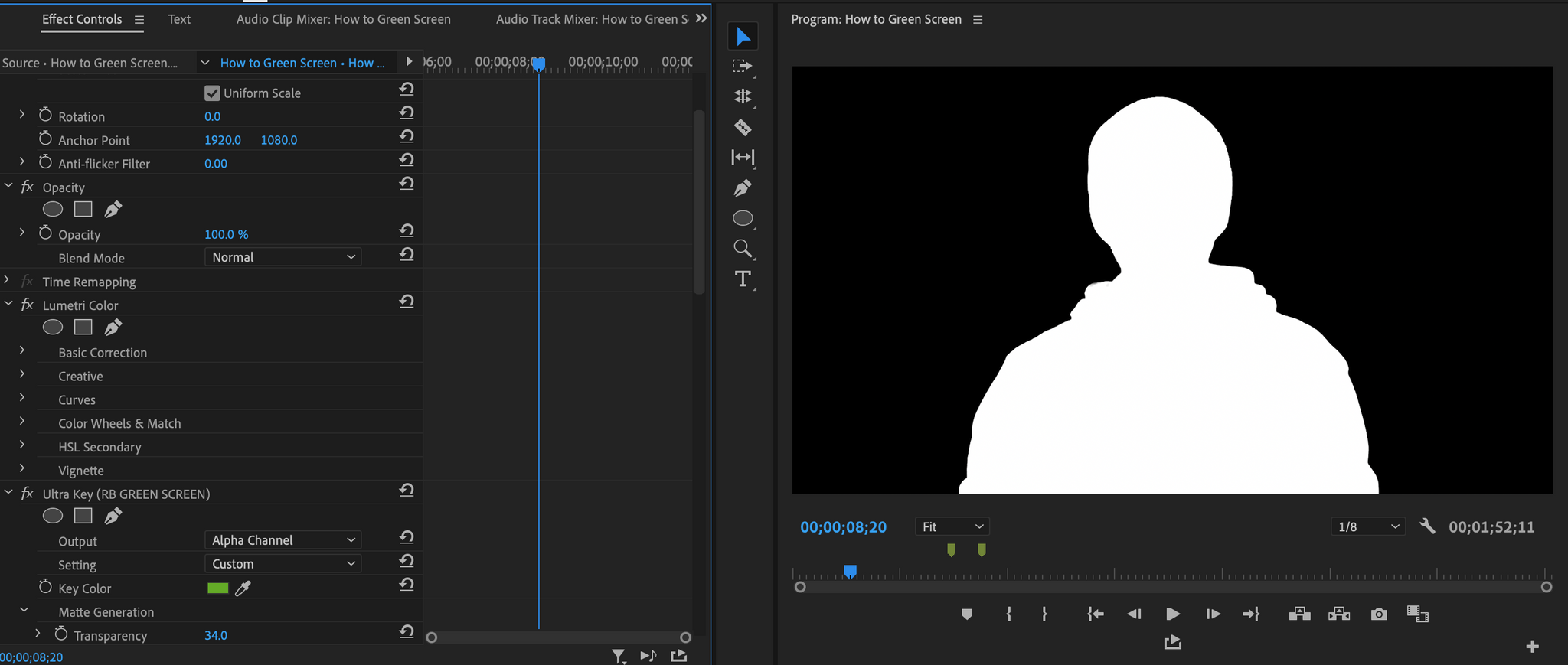 SimpleKEY FREE Green Screen Preset – Creator Template Store